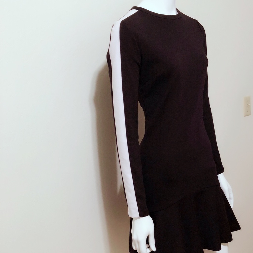 Peplum skater dress